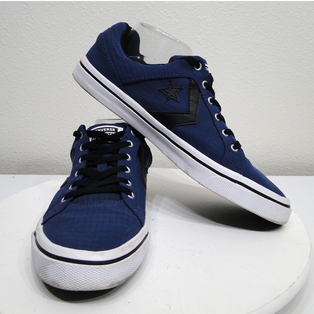 Converse Star Player Navy Blue Ripstop Low Top Sneaker 161338C Men 11 Women 12.5
